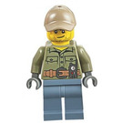 LEGO Volcano Explorer - Man, Skjorta med Bälte och Radio Minifigur