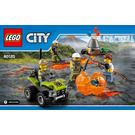 LEGO Volcano Starter Set 60120 Byggeinstruksjoner