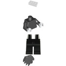 LEGO Voldemort Minifigure Glow in the Dark Green Head, Dark Stone Gray Cape