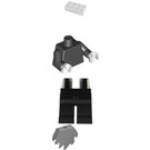 LEGO Voldemort Minifigure Glow in the Dark Green Head, Medium Stone Gray Cape