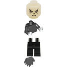 LEGO Voldemort Minifigure Glow in the Dark Head, Dark Stone Gray Cape