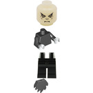 LEGO Voldemort Мініфігурка Голова, що світиться в темряві, накидка Dark Stone Grey