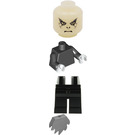 LEGO Voldemort Minifigure Glow in the Dark Head, Light Stone Gray Cape