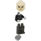 LEGO Lord Voldemort Minifigur med Glow in the Dark Head og Medium Stone Grey Cape