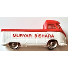 LEGO VW Pickup Truck med Hvit Base og "MURYAR BISHARA"