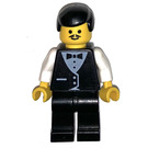 LEGO Waiter jossa Viikset Minihahmo