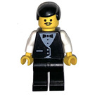 LEGO Waiter avec Moustache Figurine