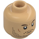 LEGO Warm Tan Din Djarin Head (Recessed Solid Stud) (3626 / 100563)