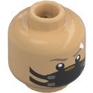 LEGO Warm Tan Drift Minifigure Head (Recessed Solid Stud) (3274)