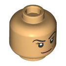 LEGO Warme Bräune Echo Minifigure Kopf (Einbau-Vollbolzen) (3274 / 104116)