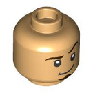 LEGO Warm Tan Flynn Rider Minifigure Head (Recessed Solid Stud) (3274 / 104024)