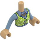 LEGO Warme Bräune Gwen Friends Torso (73152 / 92456)