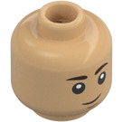 LEGO Beige Doux Jacen Syndulla Minifigurine Tête (Montant solide encastré) (3274 / 104765)