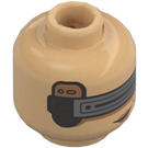 LEGO Warm Tan KB Minifigure Head (Recessed Solid Stud) (3274)