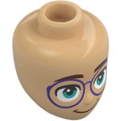 LEGO Warm Tan Olly Head (92198 / 107120)