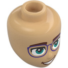 LEGO Warm Tan Olly Minidoll Head (92198 / 101245)