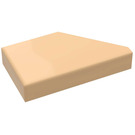 LEGO Warm Tan Tile 1 x 2 45° Angled Cut Left (5091)