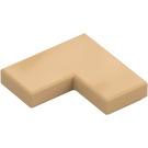 LEGO Beige caldo Piastrella 2 x 2 Angolo (14719)