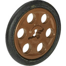 레고 Wedge Belt Wheel with Tire for Wedge-Belt Wheel/Pulley (2786)