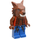 LEGO Werewolf with Red Shirt and Brown Fur Minifigure