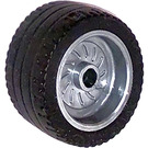 LEGO Wheel 18x12 with Black Tyre low profile 24x12 (18976/18977)