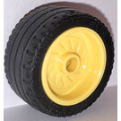 LEGO Wheel 18x12 with Black Tyre low profile 24x12 (18976/18977)