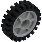 LEGO Wheel Ø24 x 7 with Black Tire (74214)