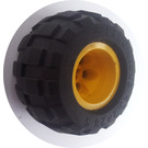 LEGO Wheel 43.2 x 28 Balloon Small with ' ' Shaped Axle Hole with Tyre 43.2 x 28 Balloon Small (6580)