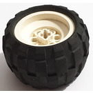 LEGO Wheel 43.2 x 28 Balloon Small with ' ' Shaped Axle Hole with Tyre 43.2 x 28 Balloon Small (6580)