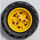 LEGO Wheel 43.2mm D. x 26mm Technic Racing Small with 3 Pinholes with Tire 68.8 x 36 H Off-Road (41896)