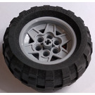 레고 Wheel 43.2mm D. x 26mm Technic Racing Small with 6 Pinholes with Tire Balloon Wide 68.7 X 34R (56908)