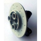 레고 Wheel Bearing Back with Cross Hole with Design (Brake Disc)