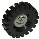 LEGO Wheel Hub 8 x 17.5 with Axlehole with Tire 43 x 11 (17 mm Inside Diameter) (3482)