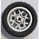 LEGO Wheel Rim Ø30 x 20 with 3 Pin Holes with Tire, Low Profile, Wide Ø43.2 X 22 ZR (44292)