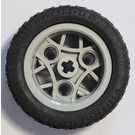 LEGO Wheel Rim Ø30 x 20 with 3 Pin Holes with Tire, Low Profile, Wide Ø43.2 X 22 ZR (44292)