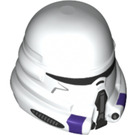 LEGO White 187th Legion Clone Commander Helmet (1554)