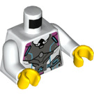 LEGO blanc Agent caila Phoenix Minifig Torse (973 / 76382)