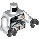 LEGO Weiß Airborne Clone Trooper Minifig Torso (973 / 76382)