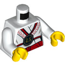 LEGO White Akita Minifig Torso (973 / 76382)