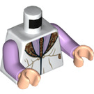 LEGO White Albus Dumbledore Minifig Torso (973 / 76382)
