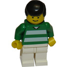 LEGO blanc et Green Team Player avec Number 11 sur Retour