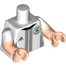 LEGO White André Schürrle, No. 9 Minifig Torso (973 / 16360)