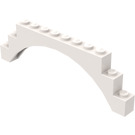 LEGO White Arch 1 x 12 x 3 without Raised Arch (6108 / 14707)