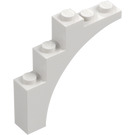 LEGO Blanco Arco 1 x 5 x 4 Arco regular, parte inferior sin refuerzo (2339 / 14395)