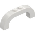 LEGO Blanc Arche 1 x 6 x 2 avec Haut incurvé (6183 / 24434)