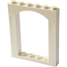LEGO blanc Arche
 1 x 6 x 5 avec Supports et assiette (30257)