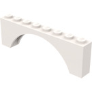 LEGO blanc Arche
 1 x 8 x 2 Dessus épais et dessous renforcé (3308)