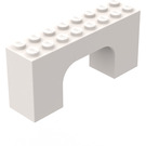 LEGO Wit Boog 2 x 8 x 3 (4743)