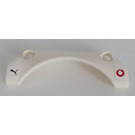 LEGO White Arch Panel 30 3 x 9 x 2 with Logos Vodafone and Puma - Right Sticker (42531)