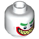LEGO White Arkham Joker - From LEGO Batman Movie Minifigure Head (Recessed Solid Stud) (3626 / 29279)